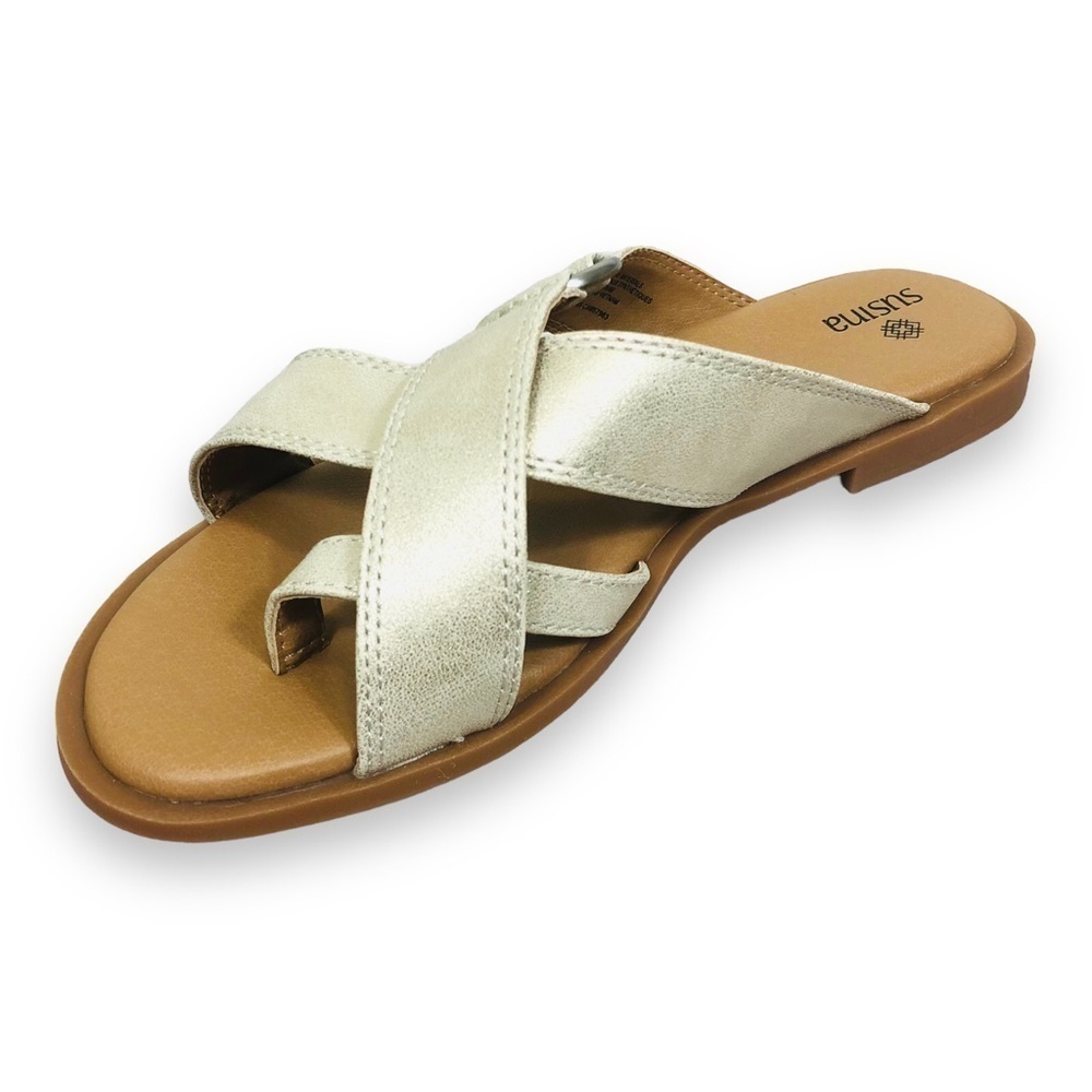 SUSINA Metallic Sandals